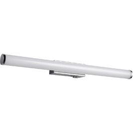 Trio Leuchten LED Bathroom Wall Light Mattimo 283274106, Metal Chrome, White Plastic, 4.3 Watt LED (Width 60cm)