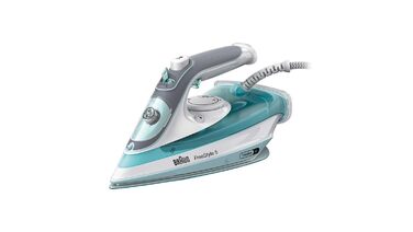 Праска Braun SI5017GR серії 5 з керамічною підошвою, функцією Turbo, системою захисту від накипу, сірого кольору