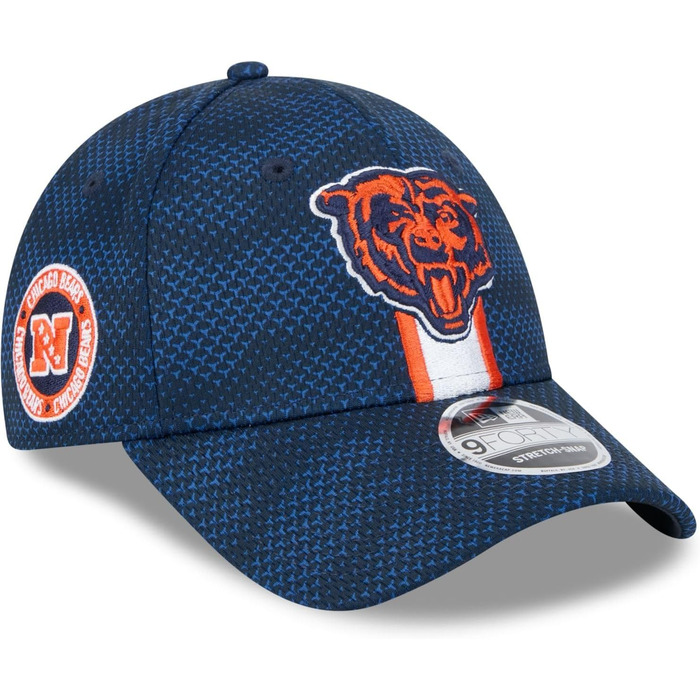 Кепка New Era NFL Sideline 2024 Chicago Bears, кепка-с냅бек, американський футбол, регульована, Marineblau
