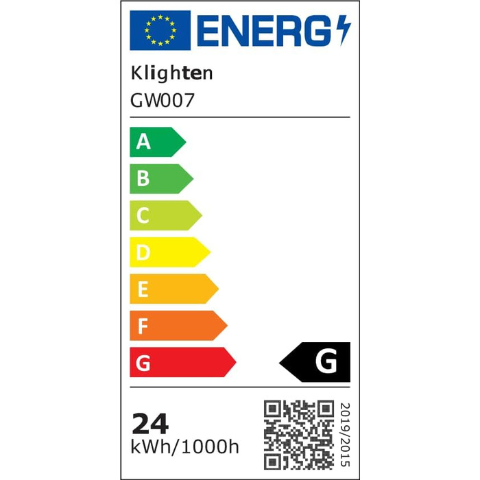 Зовнішня LED-стінна лампа Klighten 24W, IP65, 1500 Lumen, 3000K, Anthrazit