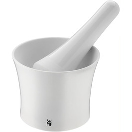 Молочник для спецій WMF Gourmet 12 см, порцеляновий, з товкачем, для подрібнення спецій, підходить для миття в посудомийній машині