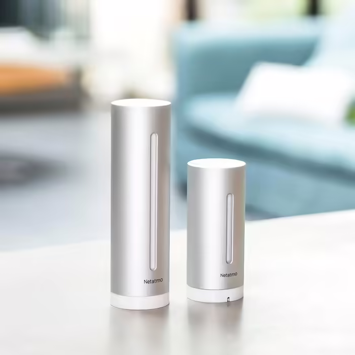 Netatmo Smart Weather Station with Wall Mount - Wi-Fi, Radio, Indoor and Outdoor Sensor, Weather Forecast, Hygrometer, Air Quality, Compatible with Amazon Alexa, Apple HomeKit and Google Home, NWS-AMZ Weather Station (Amazon Exclusive)