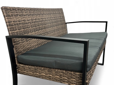 Комплект садових меблів Ideal Garden з техноротанга, багатоколірний, 4 предмети