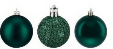 Relaxdays Set of 138 Christmas Baubles