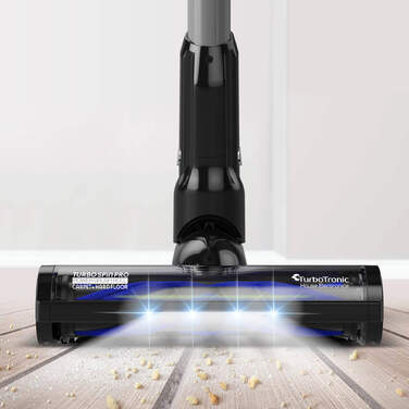 Вертикальний пилосос TurboTronic TT-CF7 BLACK, чорний