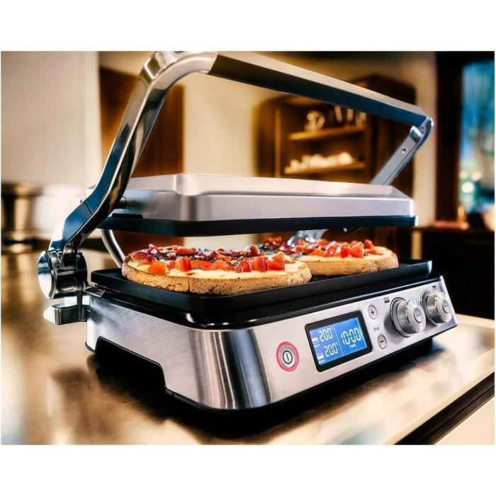 Електричний контактний гриль Braun CG9047, сріблястий/сірий, 2000 Вт