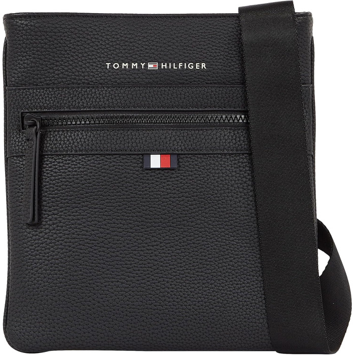 Чоловіча сумка через плече Tommy Hilfiger Essential PU Crossover, чорна, універсальний розмір