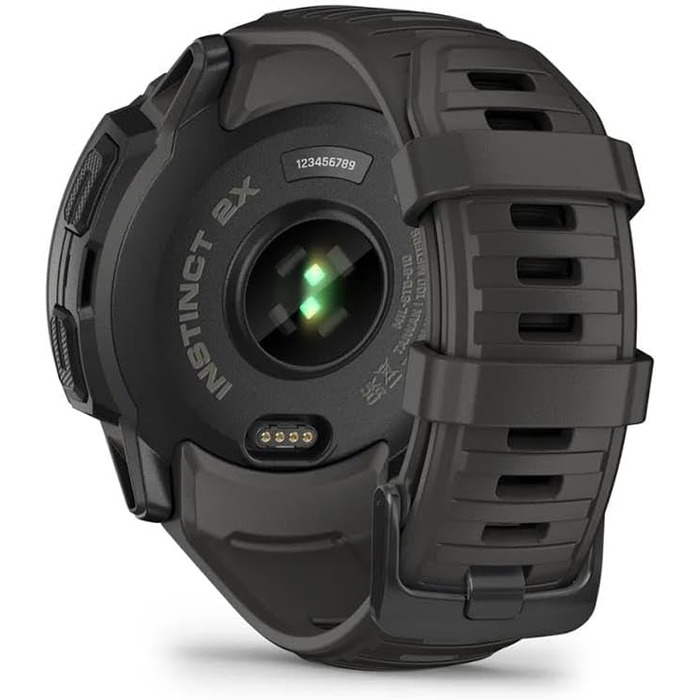 Garmin Instinct 2 – GPS-годинник з нескінченним часом роботи акумулятора (Solar, Шкіряно-сірий, 50 мм)