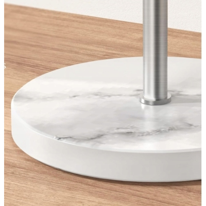 Підлоговий вішак для рушників у ванну кімнату з мармуровою основою, 102 см