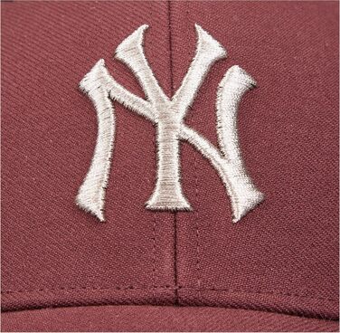 Кепка бейсбольна чоловіча 47 Brand MLB New York Yankees (темно-винний колір)