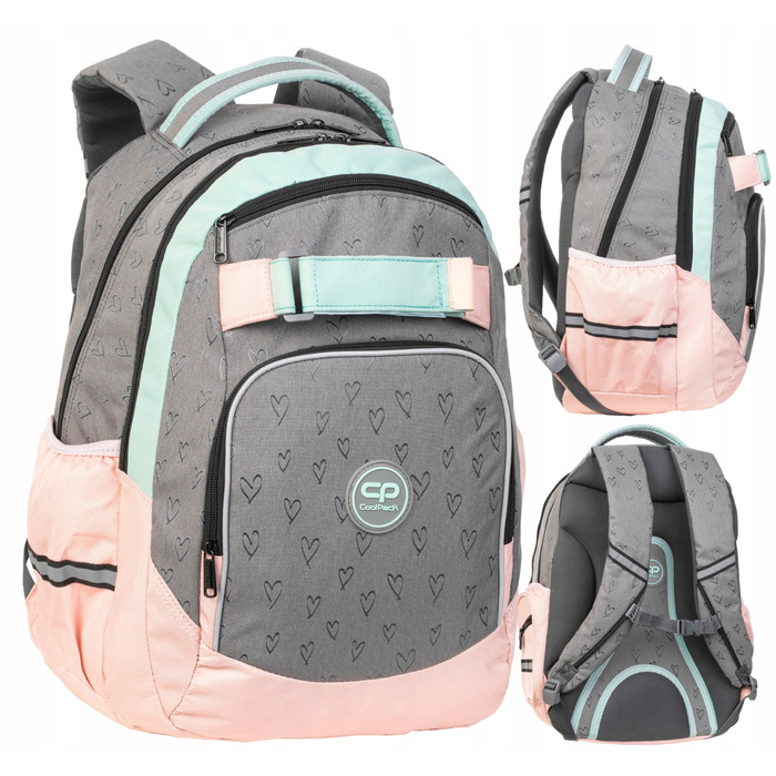 Багатофункціональний шкільний рюкзак CoolPack, багатоколірний, 27 л