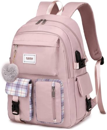 Жіночий рюкзак Acmebon для ноутбука, місткий, модний, повсякденний, фіолетовий