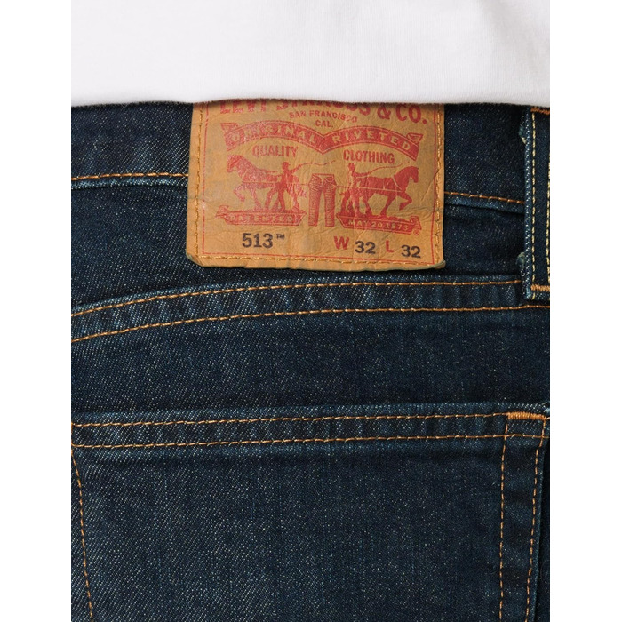 Джинси Levi's 513 Slim Straight чоловічі, оригінал, Bio Denim (29W 30L)