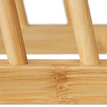 Relaxdays Bamboo Counter Stand