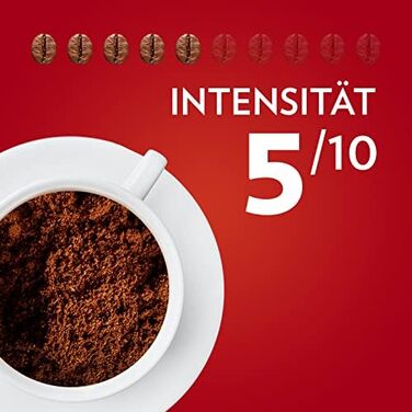 Мелена кава Lavazza Qualità Rossa Classico, для гейзерної кав'ярки та фільтр-кави, інтенсивність 7/10, темне обсмажування, 10 упаковок по 250 г
