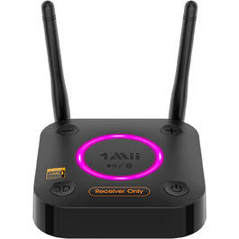 1Mii Bluetooth 5.1 Аудіо Адаптер з Низькою Затримкою aptX, 3D Surround, для Підсилювачів, Ламп, RCA AUX, Оптичний, Коаксіальний