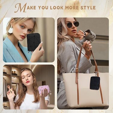 Косметичка жіноча мініатюрна Kometik, органайзер для косметики, дорожня косметичка, валізка, чорний та бежевий