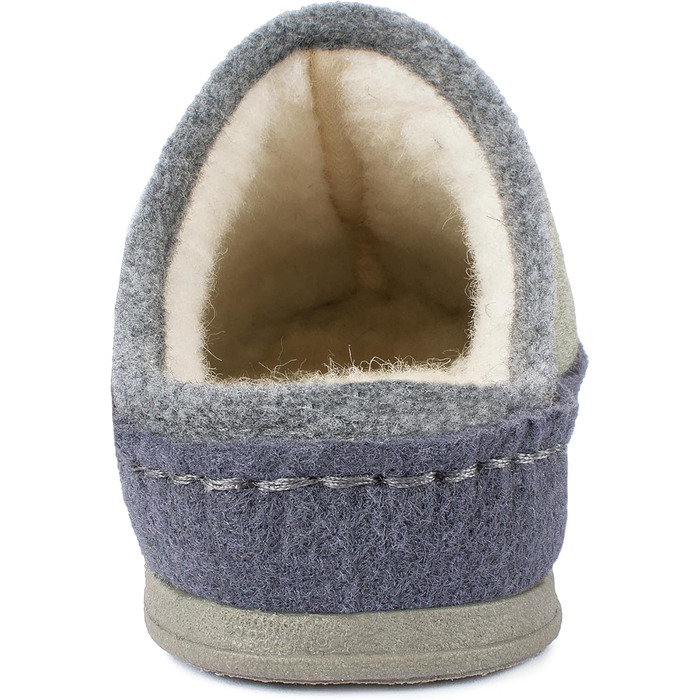 Домашні тапочки Schawos Lisa з ворсу для жінок, теплі, з підкладкою з шерсті, супінатор, неслизька підошва (37 EU, Зелений 10w)