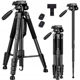 Мобільний штатив для камери Victiv NT72 з поворотною головкою та тримачем для телефону