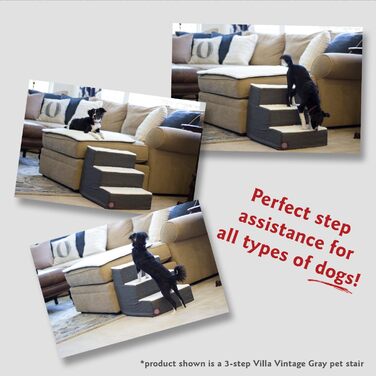 Сходинка для тварин Majestic Pet 3-ступенева блакитно-бірюзова з візерунком ланцюгів, для котів та собак