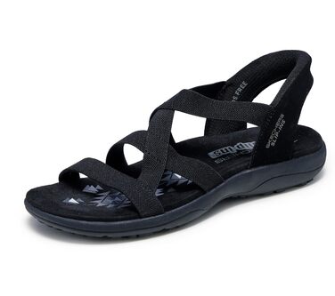 Сандалі жіночі Skechers Reggae Slim Stretch Flex Slip-Ins чорні 39 EU