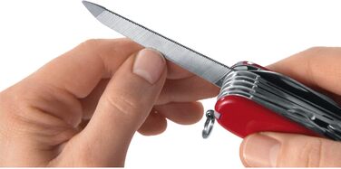 Мультитул Victorinox Nail Clip 580: манікюр, педикюр, 8 функцій, червоний