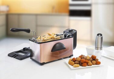 Bestron Oil Fryer with Cold Zone Technology