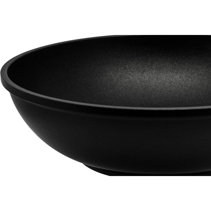 ELO Crepe Pan, 28 cm, ALUCAST - Frying pan made of energy-saving die-cast aluminum with non-stick coating, suitable for ceramic, gas, electric, and induction cooktops - dishwasher-safe, color: Black (28x28cm NEW, Grill Pan)