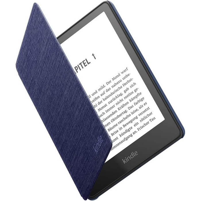 Чохол для Kindle Paperwhite 11 (2021) з тканини, блакитний деним | Amazon Kindle Paperwhite