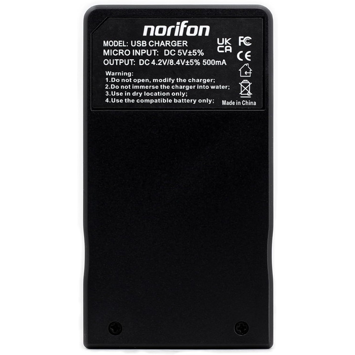 Зарядний пристрій EN-EL8 USB для камер Nikon Coolpix S52c, P1, P2, S1, S2, S3, S5, S50, S50c, S51, S51c, S52, S6, S7, S7c, S8, S9