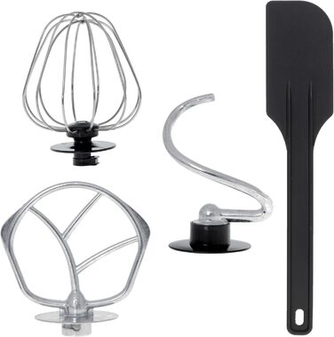 Професійна кухонна машина/міксер Briebe 1800W з орбітальною дією, 6 швидкостей + імпульс, нержавіюча сталь KM1114