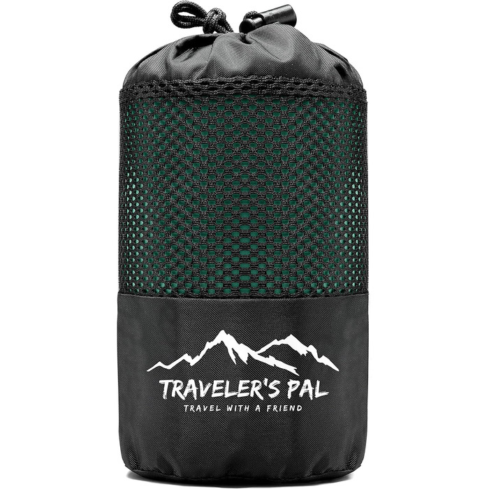 Traveler's Pal Hüttenschlafsack (Hutten Sleeping Bag) made of 100% Duraweave - Sleeping bag with side and foot zipper - Lightweight and thin Inlett summer sleeping bag, breathable and skin-friendly