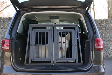 Kerbl Pet Транспортна переноска для собак Vacation, алюмінієва, з антиковзким килимком, 92x97x68 см