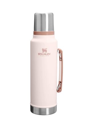 Термос STANLEY Classic Legendary 1.4л, вакуумна пляска для напоїв (Rose Quartz) — тримає температуру 24 год, герметичний, без BPA