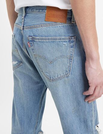 Джинси Levi's 501 Original Fit чоловічі, класичний крій, синій денім