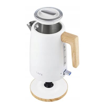 Електричний чайник Lafe Scandi PRO, 2200 Вт, 1,7 л, білий
