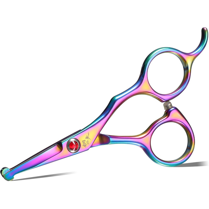Професійна ножиця для грумінгу собак Chunker, для середніх та великих порід, з нержавіючої сталі 440C, кольорова (Rainbow-small)