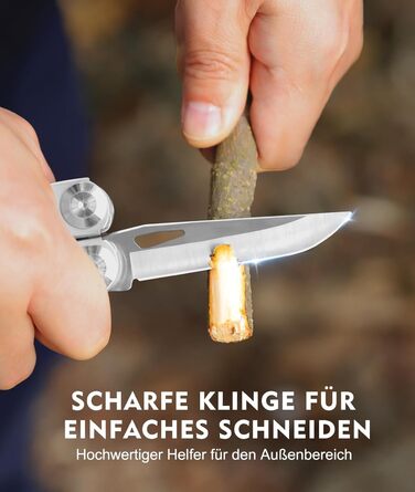 Мультитул 14 в 1 з нержавіючої сталі з кейсом: плоскогубці, ніж, пилка, викрутки для чоловіків. Ідеальний для кемпінгу, ремонту та подорожей