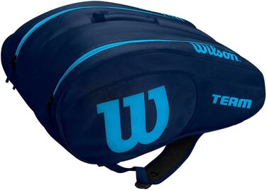 Wilson Team Padel Bag - Black, One Size - for Padel Tennis Rackets & Accessories