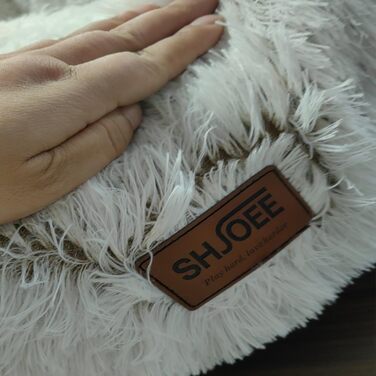 М'яке ліжко для собак та котів у вигляді ведмежих лапок, діаметр 50 см, теплий затишний сон для маленьких та середніх собак/котів/кроликів, легко миється