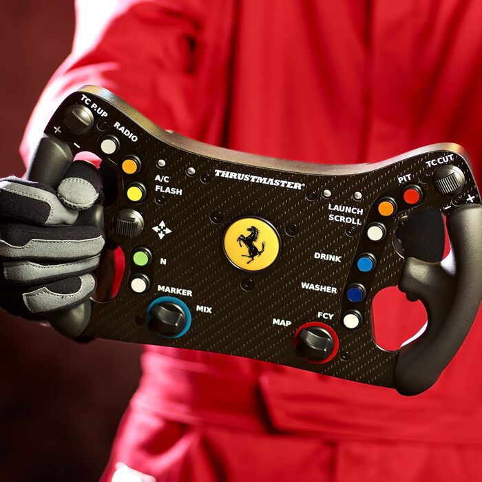 Кермо Thrustmaster Ferrari 488 GT3 - офіційно ліцензоване, для PC, PS5, PS4, Xbox Series X|S, Xbox One
