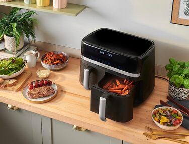 Фритюрниця Russell Hobbs SatisFry з 2 камерами, 9л, Rapid AirFryer, 9 програм, тиха робота, миється в посудомийній машині