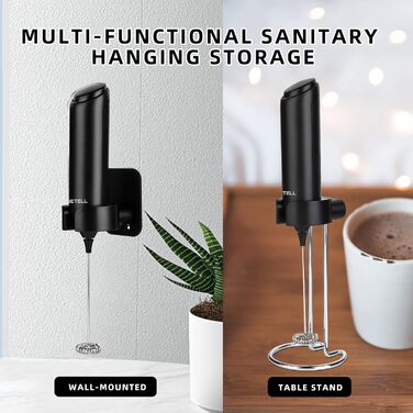 Електричний піноутворювач для молока WINETELL, USB-C, для лате, какао, матча, перезаряджається