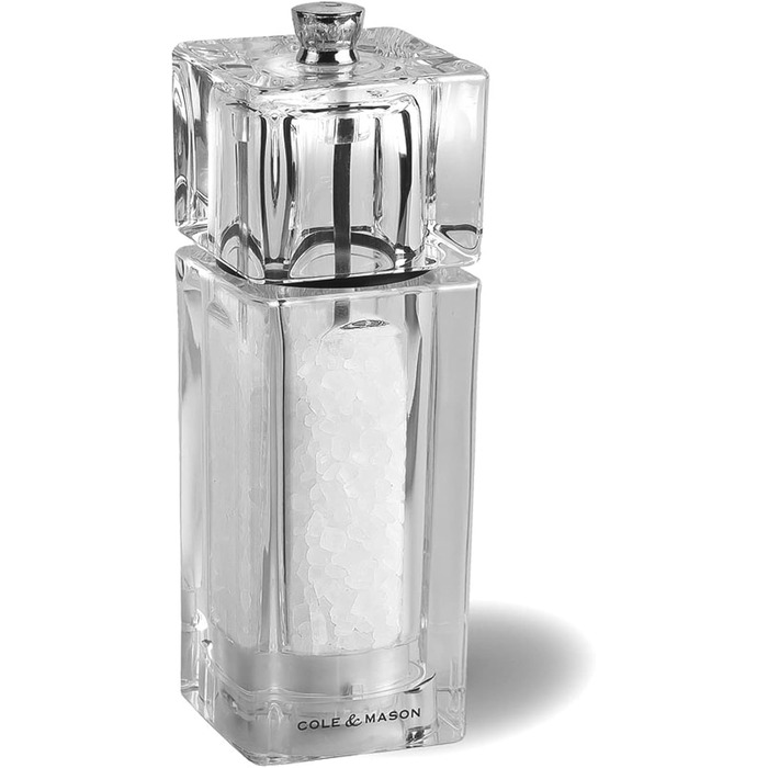 Соломолка Cole & Mason Cube, акрилова, 145 мм, керамічний механізм Precision+, 1 шт.