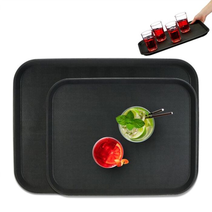 Relaxdays Serving Tray, 2-Piece Set