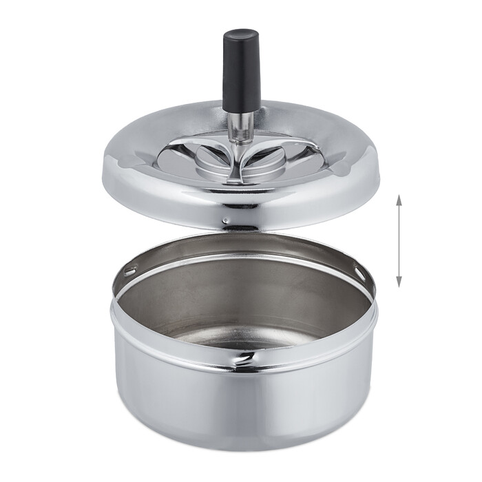 Relaxdays Ashtray with Lid