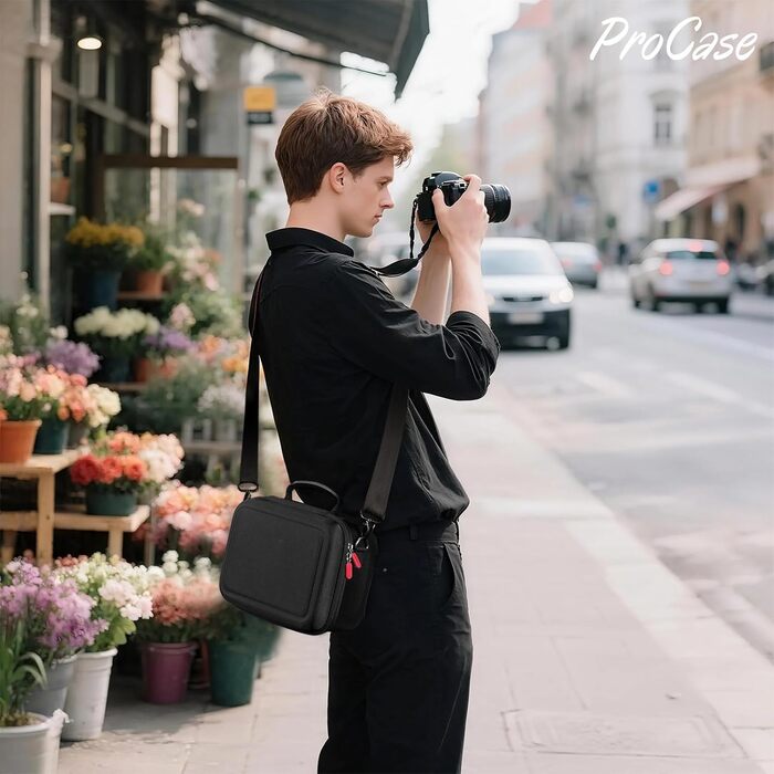 Чохол для камери ProCase для Canon EOS 2000D/250D/EOS R10/R7/Nikon/Sony/беззеркальних камер - чорний