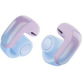 Борі Bose Ultra Open Earbuds: бездротові навушники-кліпси з технологією OpenAudio, 48 годин роботи, колір Smoke White (Light Lavender)