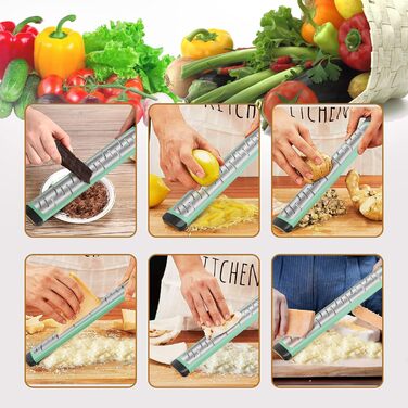 Empava Grater, Cheese Grater, Parmesan Grater, Kitchen Grater, Nutmeg Grater, Kitchen Reamer, Garlic Grater, Stainless Steel Grater, Lemon Grater, Ginger Grater, Nutmeg Grater, Stainless Steel Reamer, Parmesan Slicer - Green
