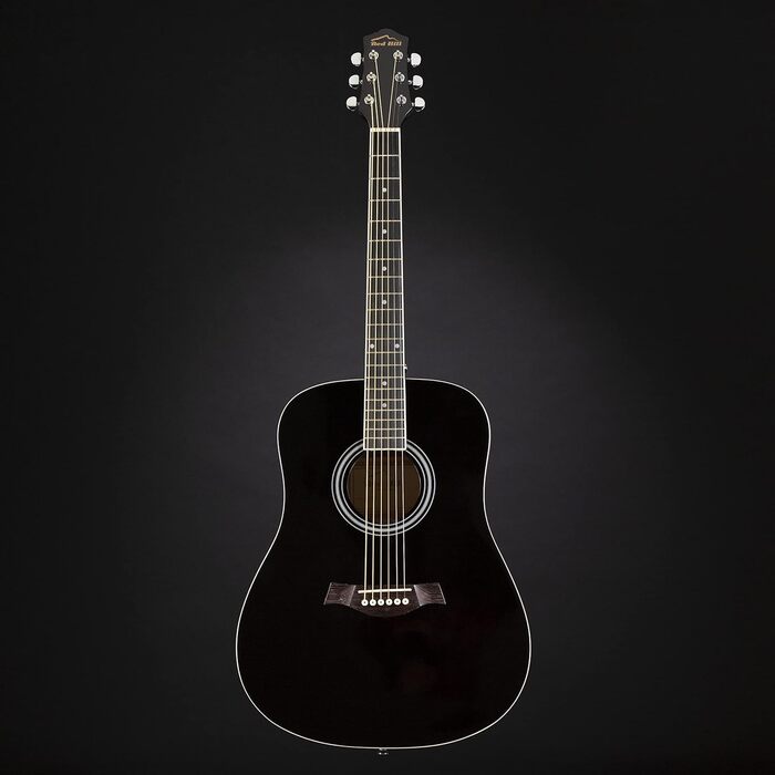 Акустична гітара Red Hill D-1-CE Dreadnought з Cutaway, електроакустична, липа, чорний колір
